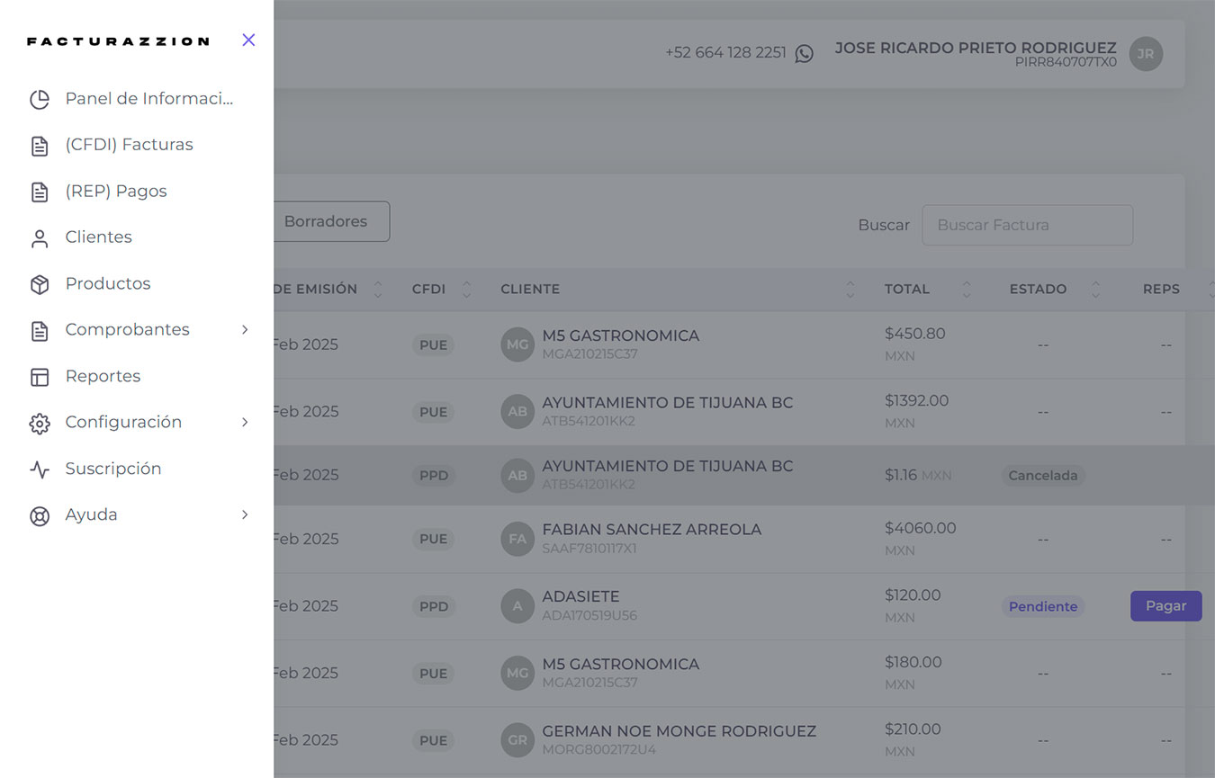 FACTURAZZION Captura de Pantalla