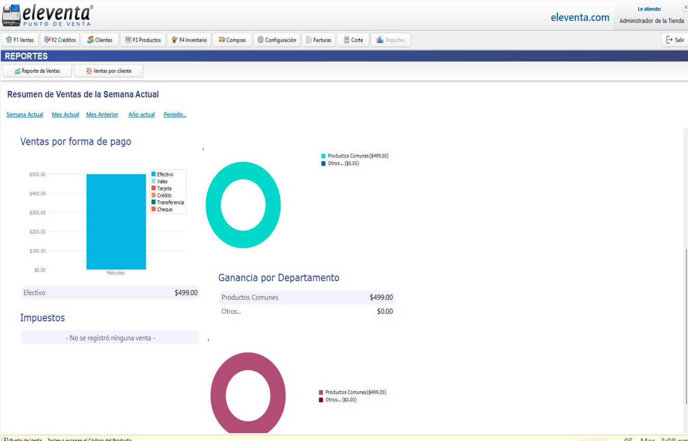 Punto de Venta Captura de Pantalla